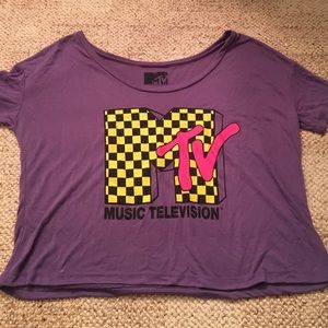MTV Crop Top Style Tshirt