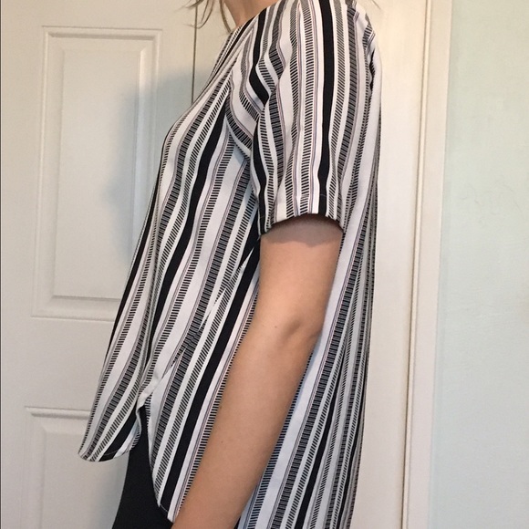h&m striped top
