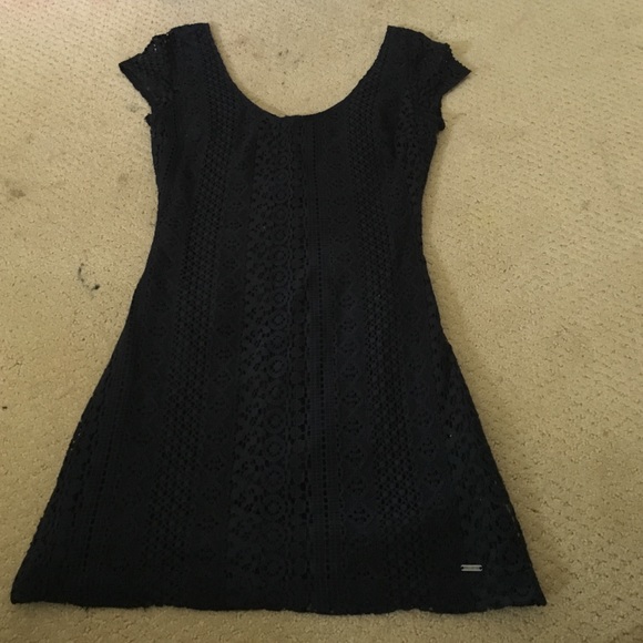 Navy blue sleeveless Hollister dress