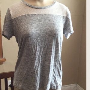 Linen Colorblock Homeplate tee Size S