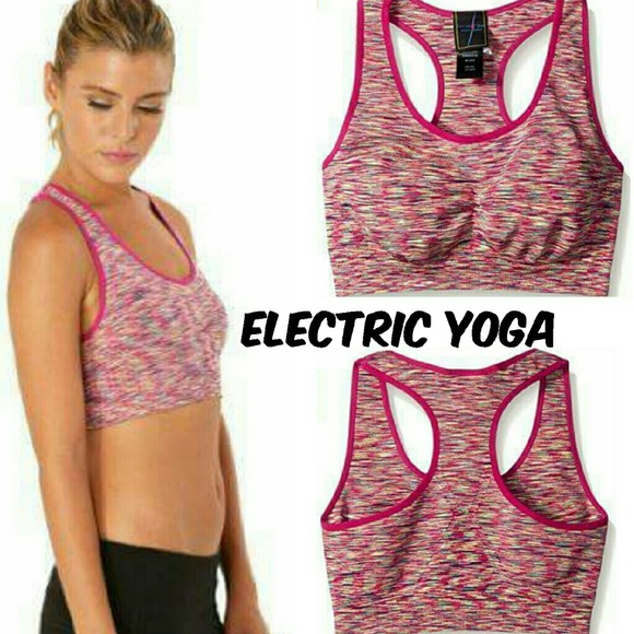 Electric Yoga Other - Electric Yoga Striped Micro Bra