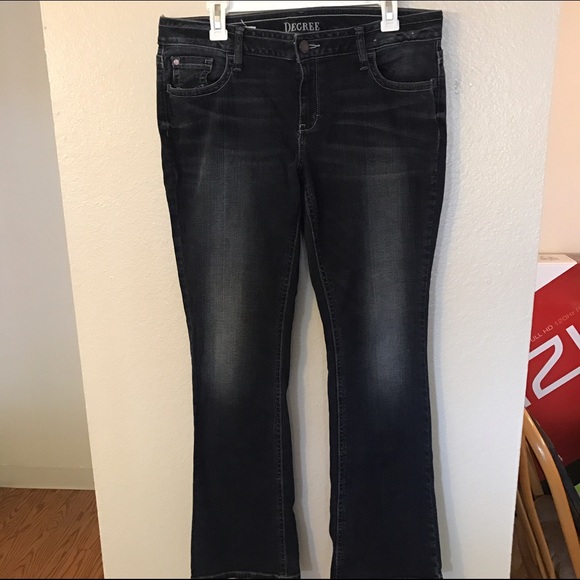 Decree dark bootcut jeans