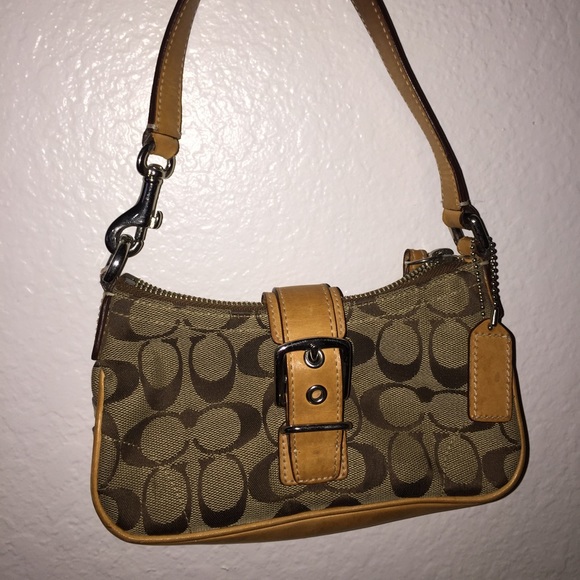 Tan Coach Purse