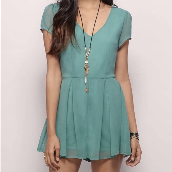 Tobi Remember Me Romper-Pistashio