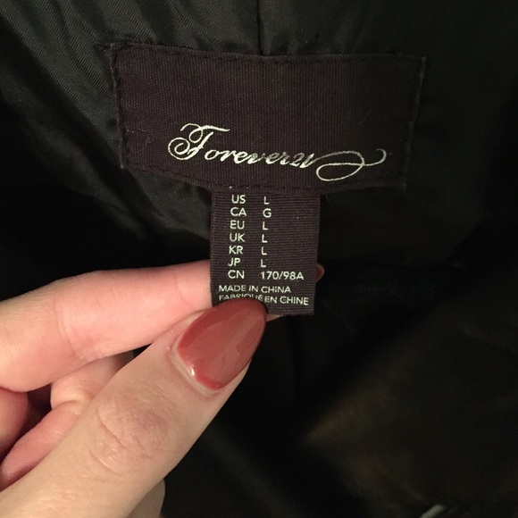 Forever 21 Faux Leather Jacket - Picture 3 of 4