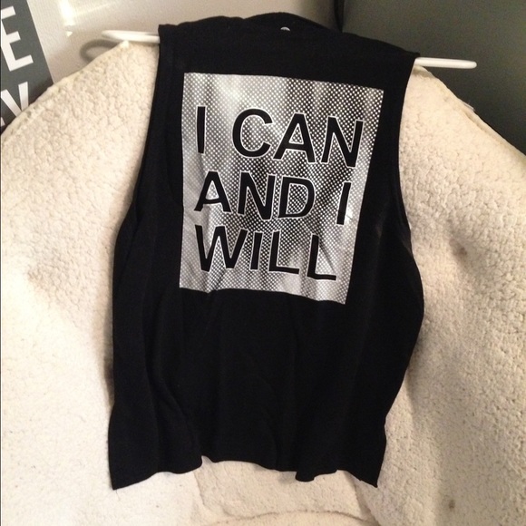 I Can And I Will Muscle Top - Picture 1 of 3