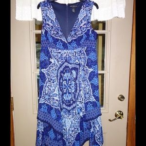 Chico's Blue print dress