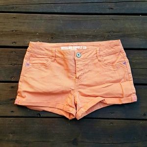 Mossimo Peach Jean Shorts