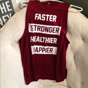 Faster Stronger Healthier happier Muscle Top