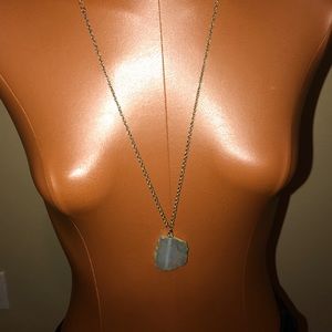 Forever 21 Long blue necklace