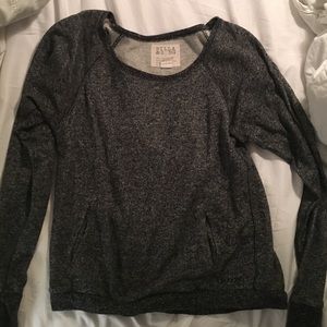 Gray Billabong wide neck line sweater