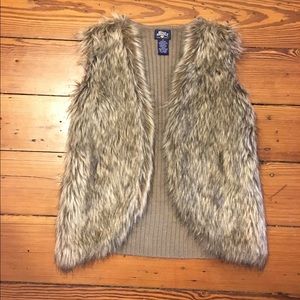 Faux Fur Vest - SM