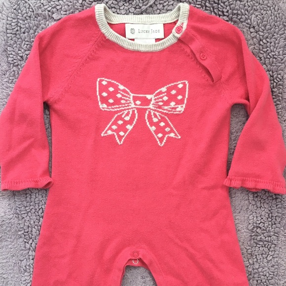 Lucky Jade (cotton/cashmere) one piece 6/9 months