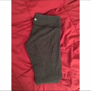 Grey LuluLemon High Waisted Leggings