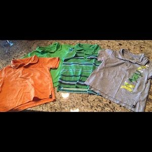 Lot of 4 - Hurley 3t polo shirts
