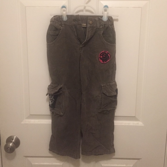 Boys boutique cargo corduroys