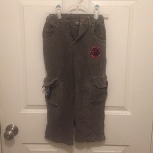 Boys boutique cargo corduroys