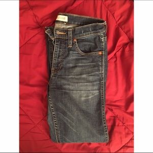 Madewell 9" High Rise Skinny Crop Jeans in Bayview