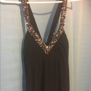 Black formal dress
