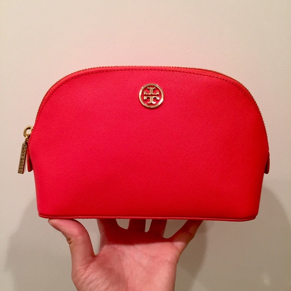 Tory Burch Robinson small cosmetic case
