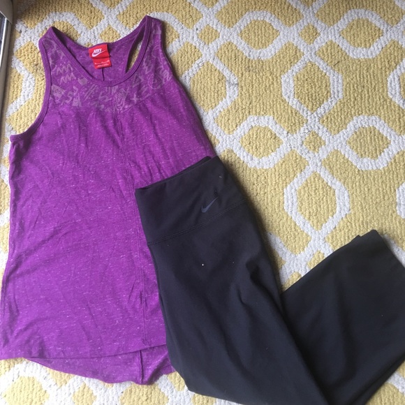 Nike Dri-Fit crops & tank bundle!
