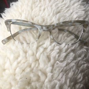 Warby Parker Holcomb framed. Light tortoise.