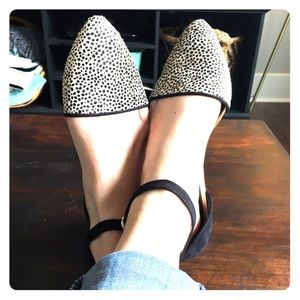 Banana Republic Flats Dalmatian Spots