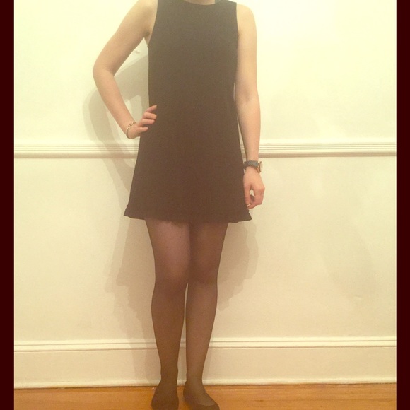 J crew 100% wool shift dress XS