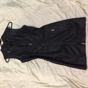 Mini pleather dress worn once.