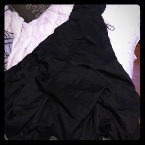 Black floor length dress