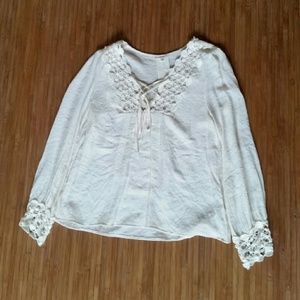 Boho / peasant embroidered blouse