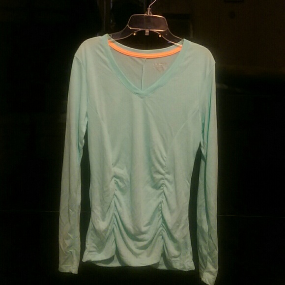 Teal Dry-Wik Performance Tee by Marika tek