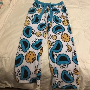 Cozy fleece Cookie Monster PJs 🍪