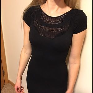 Bebe mini black dress Size P/S