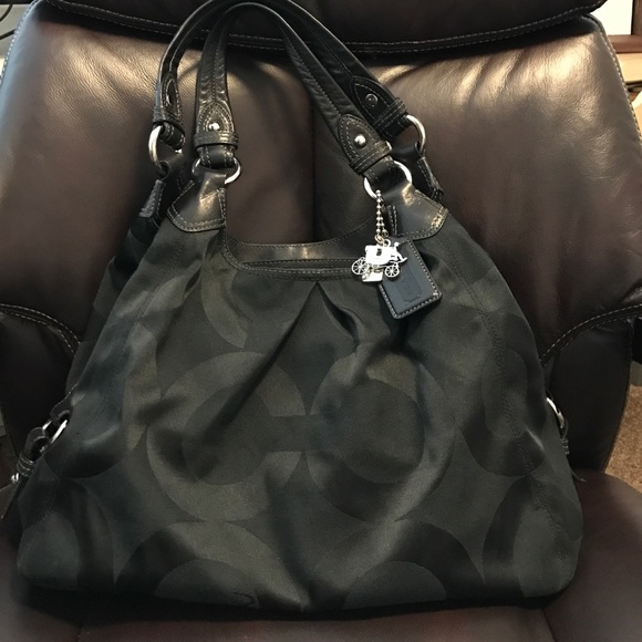 Authentic COACH black C purse bag