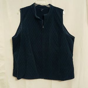 Zip Up Vest Size 3X