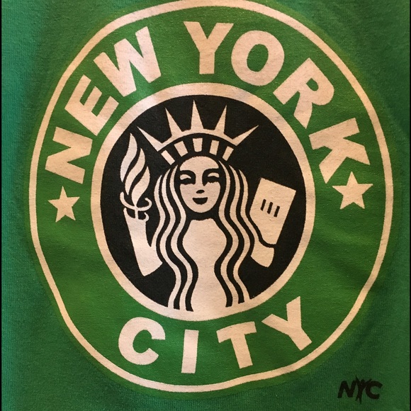 NYC Starbucks shirt (New) Small