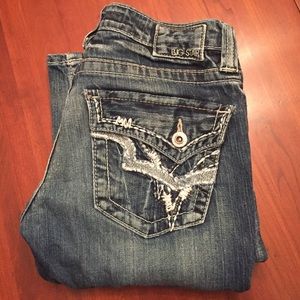 Big Star "Sweet" Ultra Low Rise Bootcut Jeans