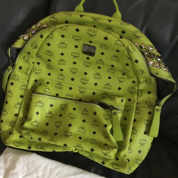 MCM leathet backpack large Pre-owned