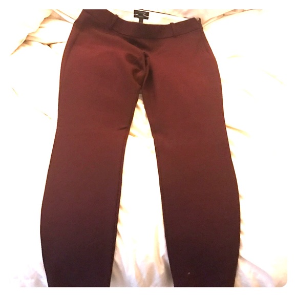 J.Crew Minnie Pant - Maroon Wool