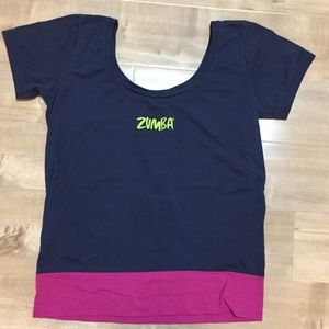 NWOT Zumba bubble shirt