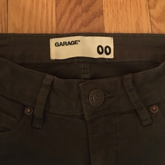 GARAGE - ARMY GREEN SKINNY JEANS - Picture 2 of 2