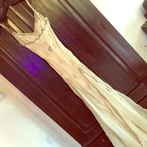 Les Habitudes hand beaded gown