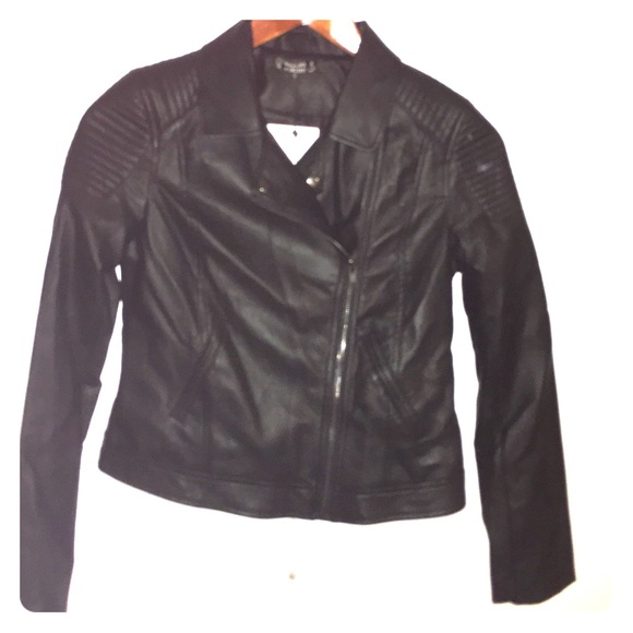 Brand new faux leather jacket small