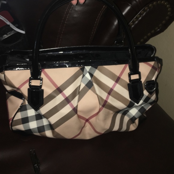 Burberry diaper bag