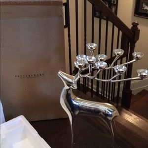 Deer candle holder