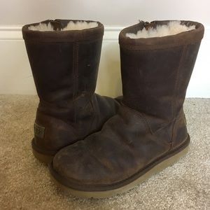 Leather Ugg boots