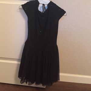 Black party dress.