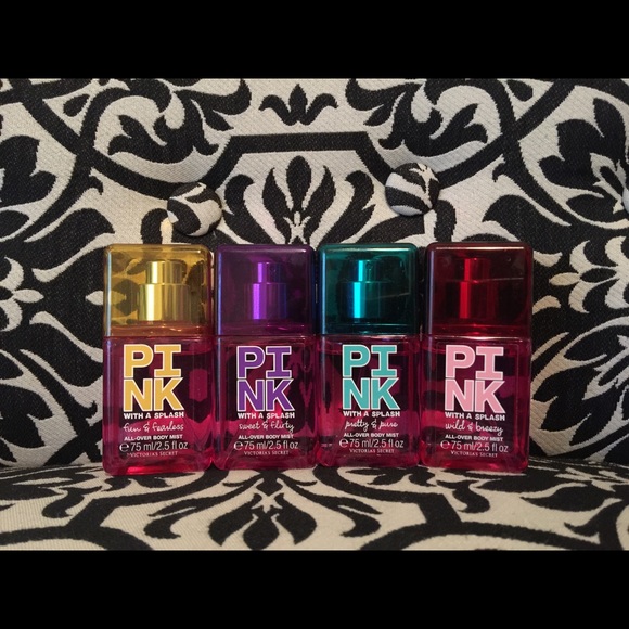 4 PINK Perfumes❤️💙💜💛