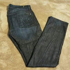 7 for All Man Kind Straight Leg Jeans
